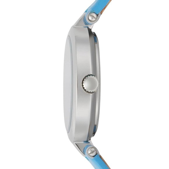 Versace 36mm Blue Versus Silver Bezel Watch! NIB! main image 3